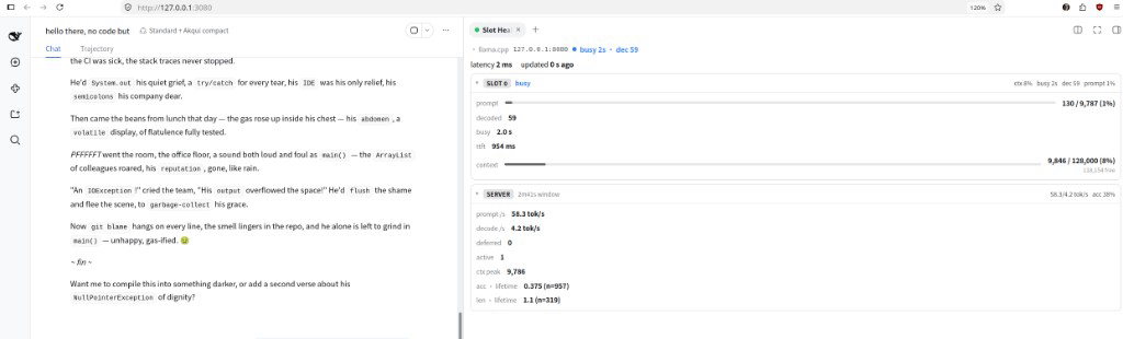 llama.cpp busy pane