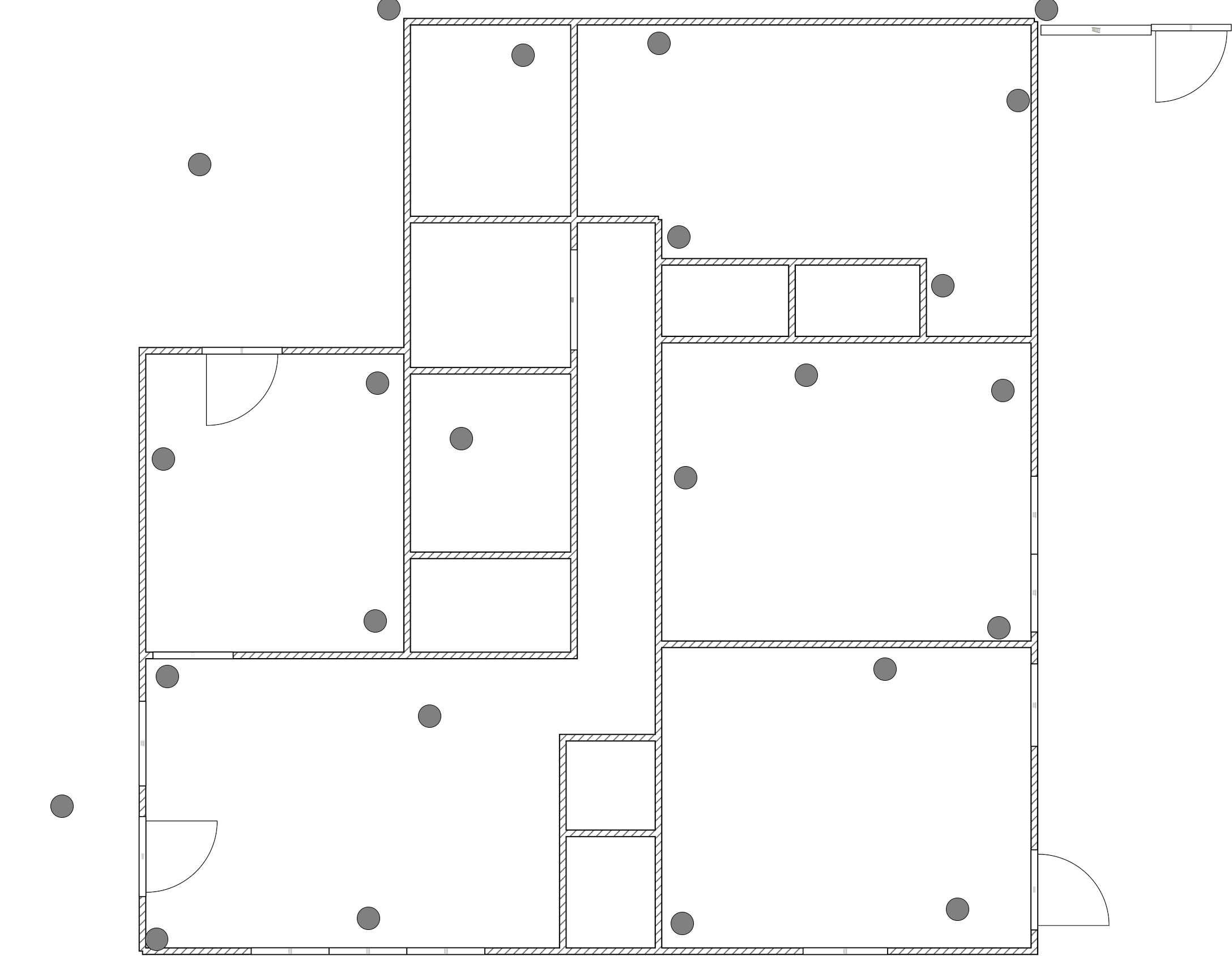 example floorplan image with measurement marks
