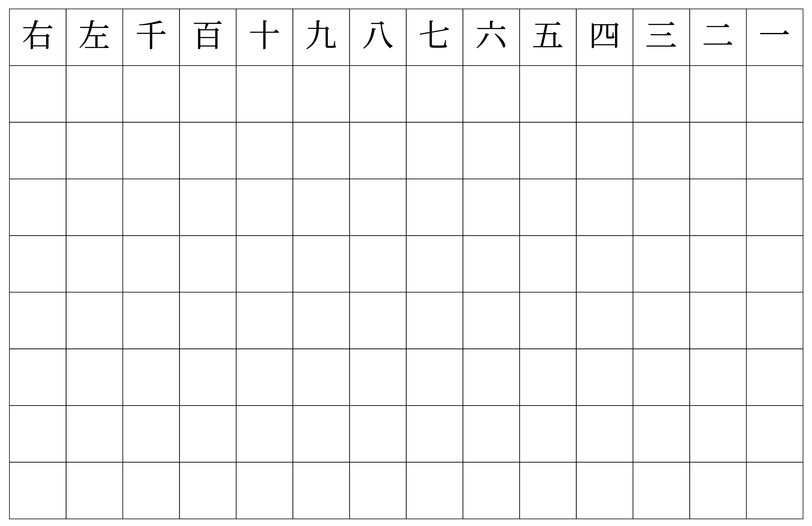 sample worksheet