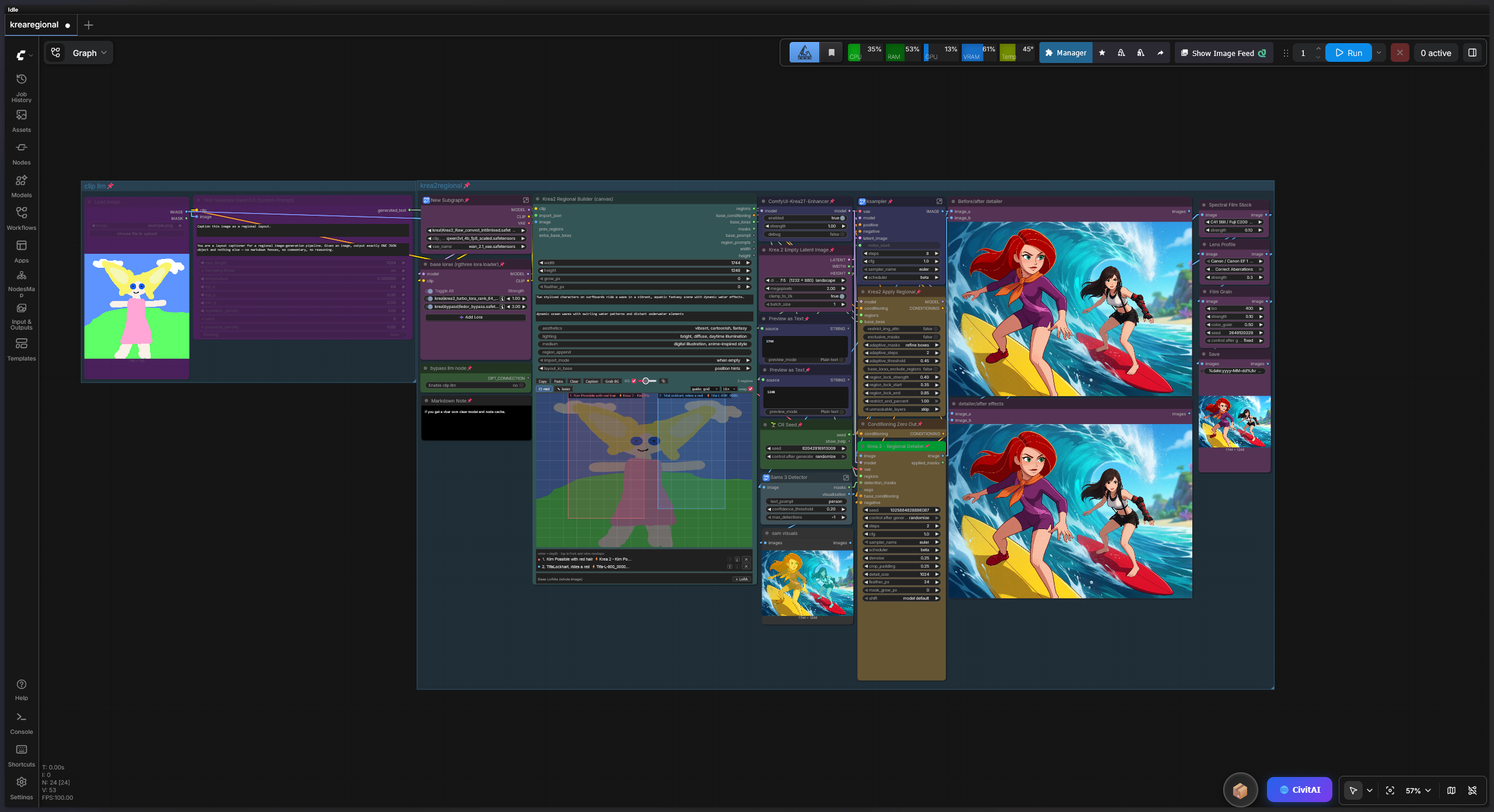 Example workflow