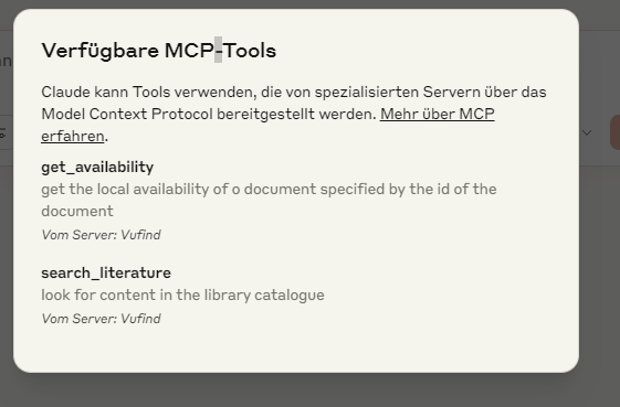 exposed MCP Functions