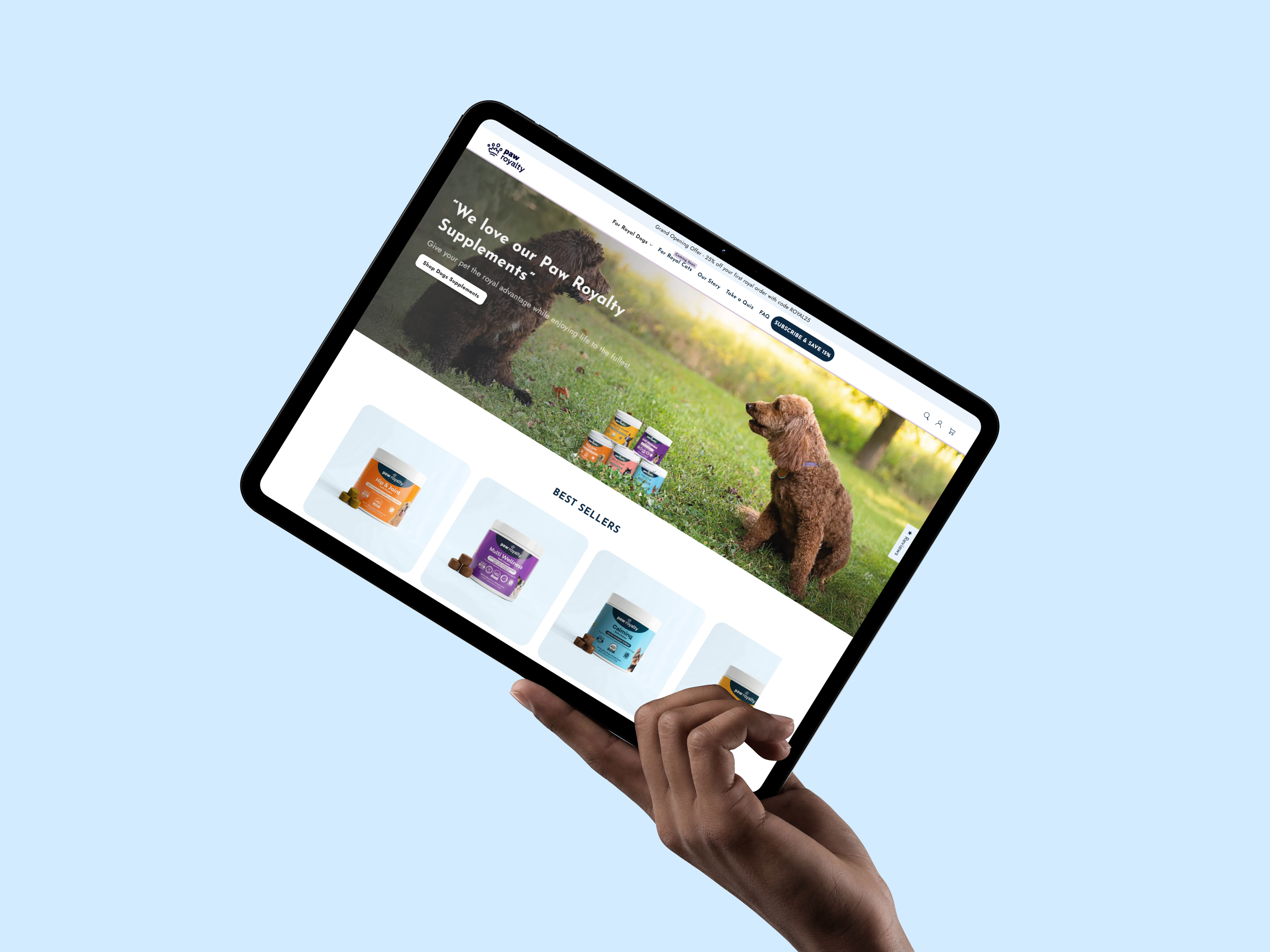 Paw Royalty — Launching a Brand From Zero. Shopify e-commerce design, UI/UX and automation case study.