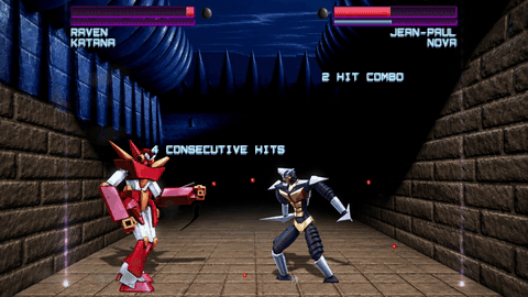 A knockout: a flash, a shockwave and the camera zooming in