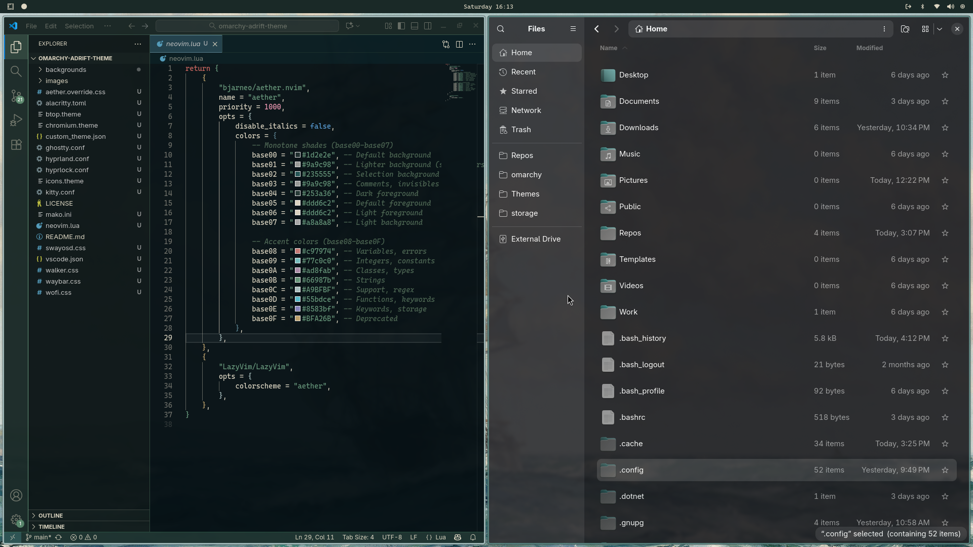 VSCode and File Browser