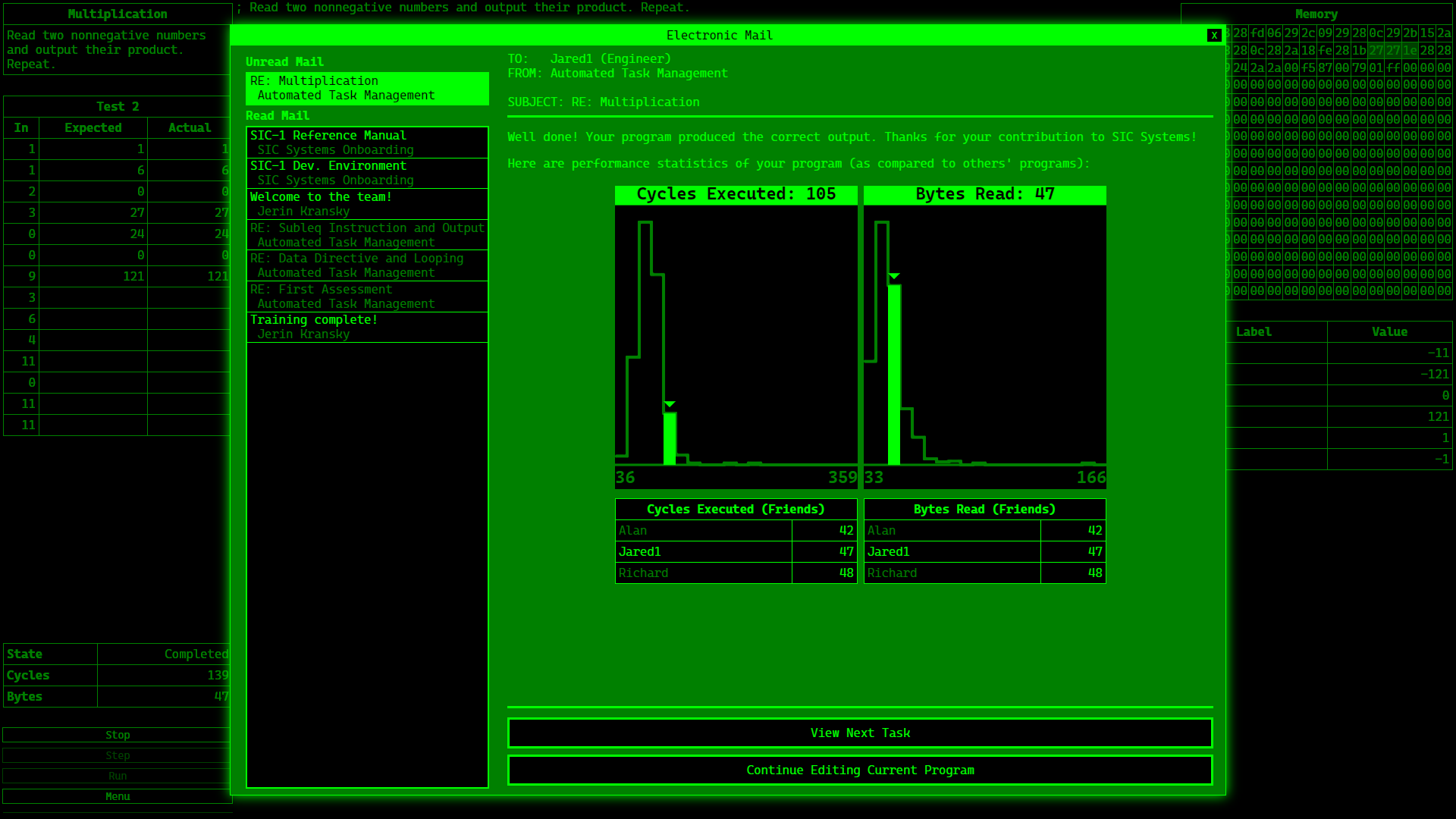 User rank screenshot