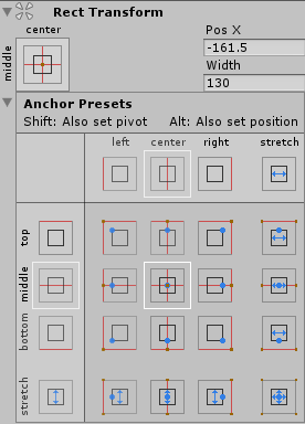 Anchor Presets