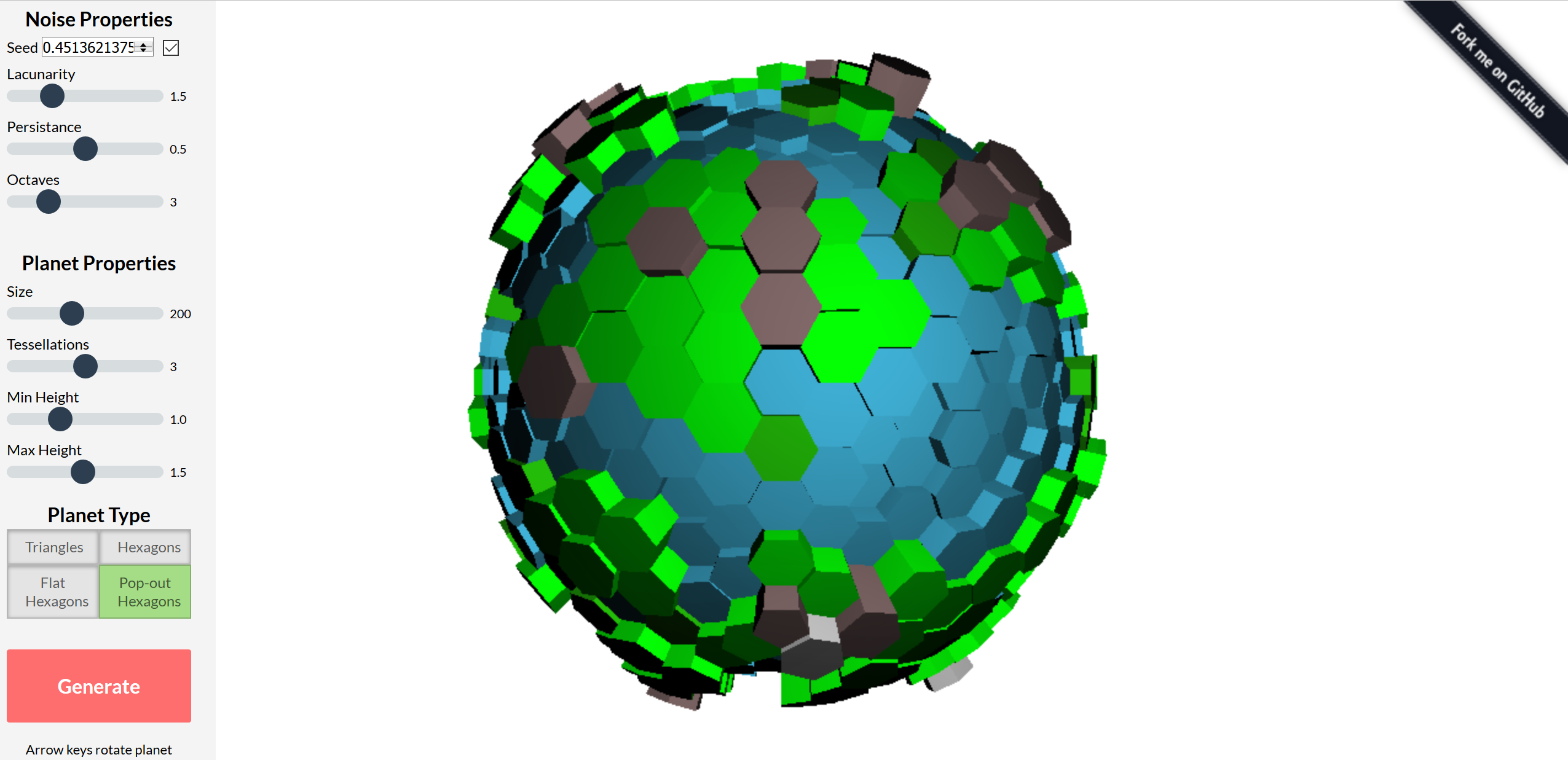 Planet generator