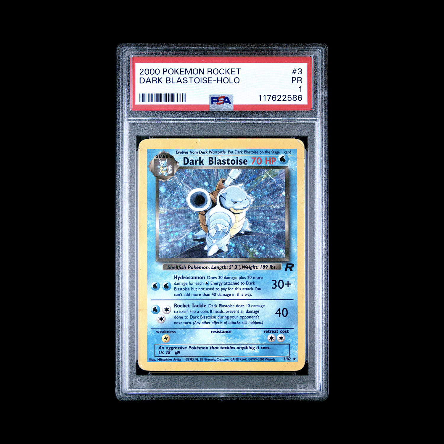 PSA 1 Dark Blastoise Unlimited