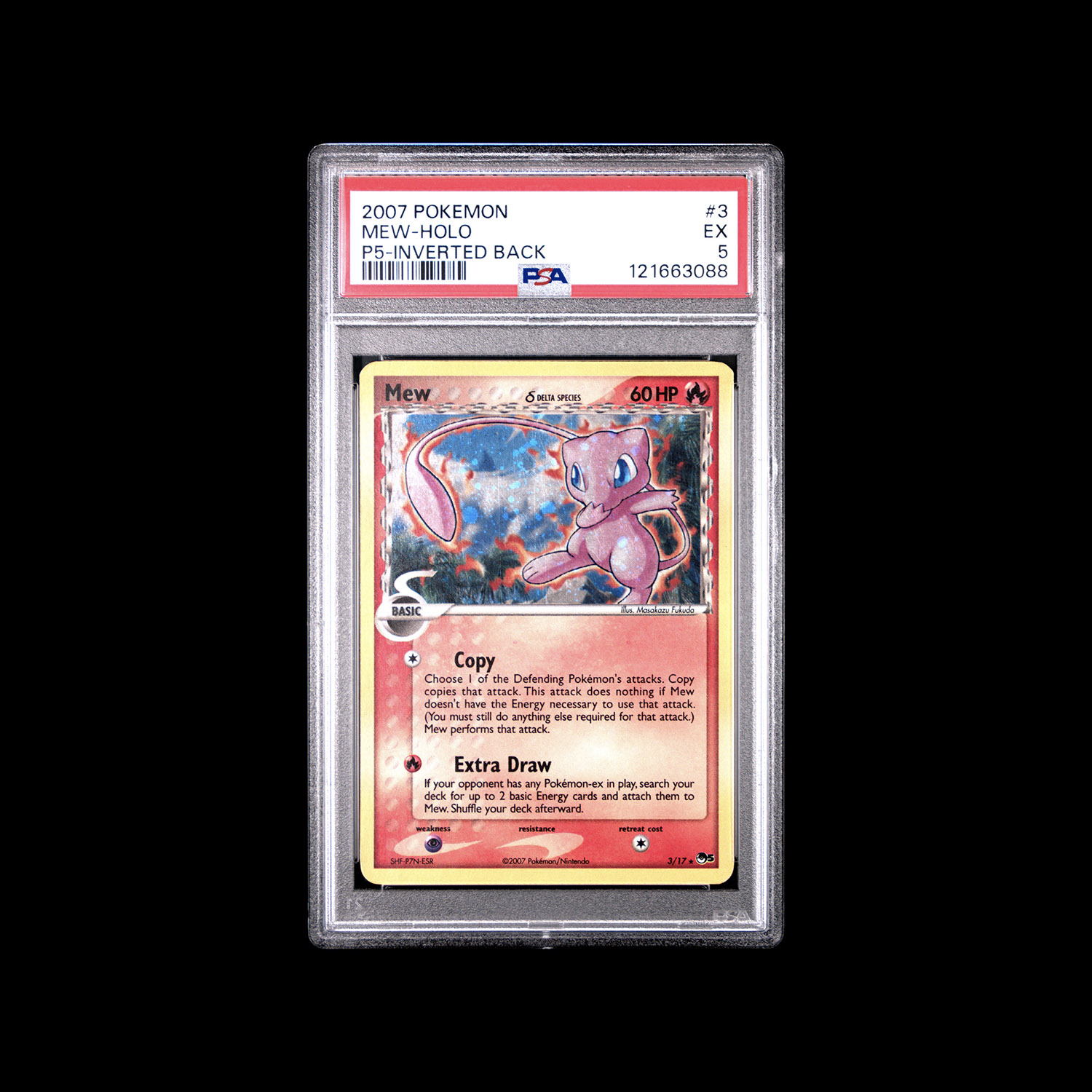 PSA 5 Mew Delta Species Error