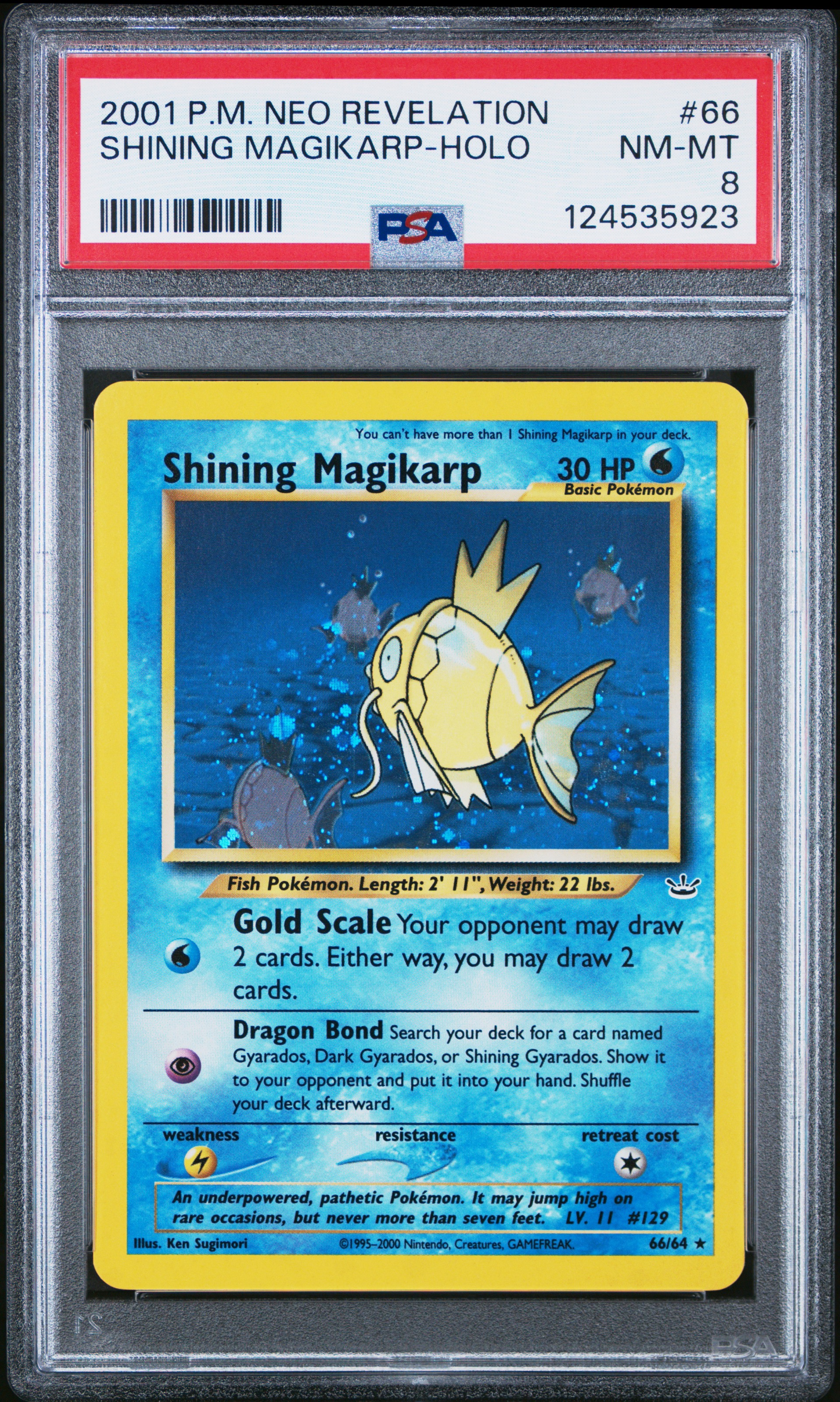 PSA 8 Shining Magikarp Unlimited