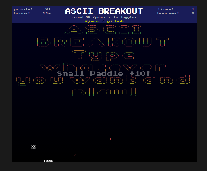 ascii-breakout