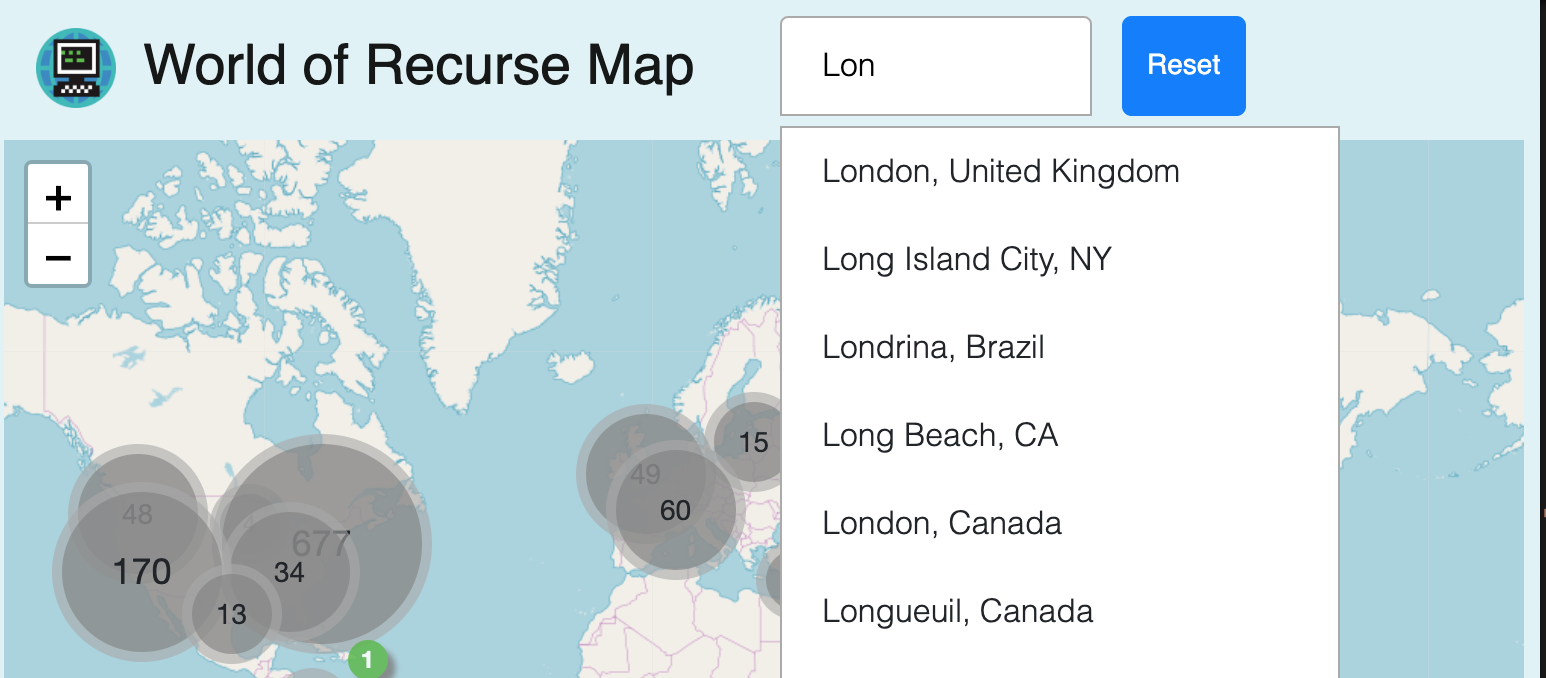 RC World Map