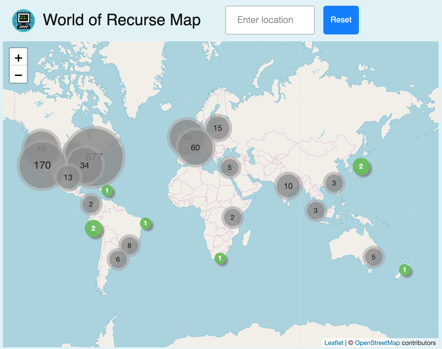 RC World Map