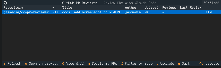 cc-pr-reviewer screenshot
