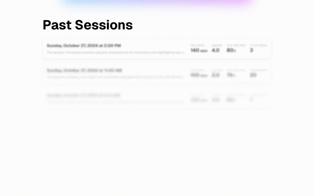 results page animation