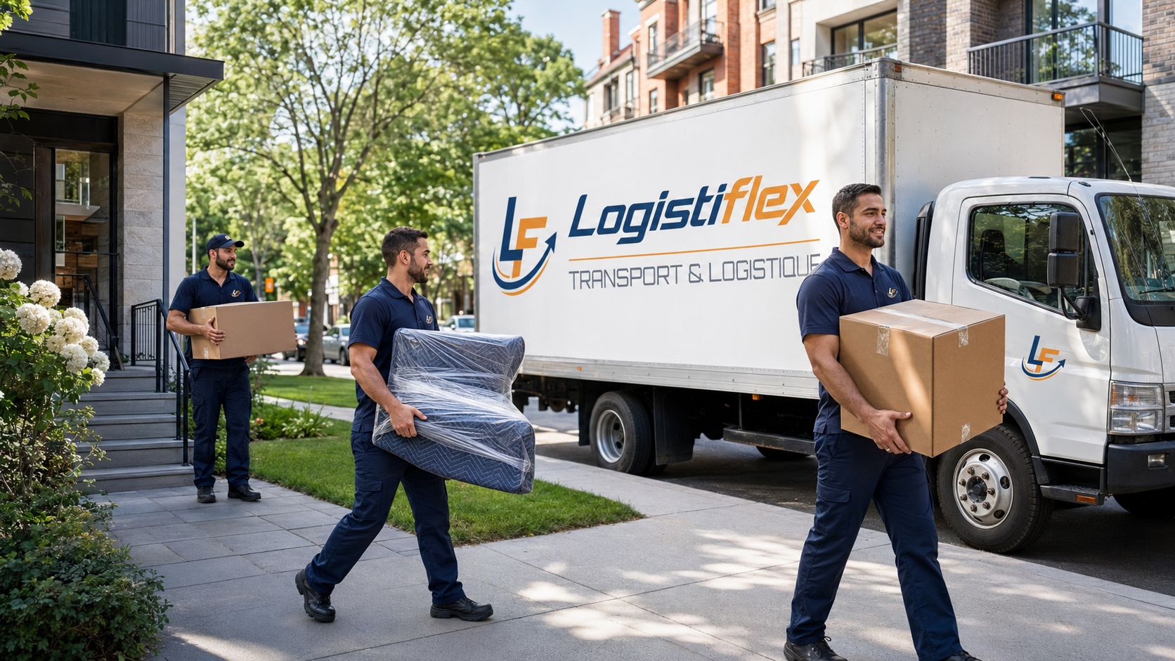 Équipe Logistiflex au travail
