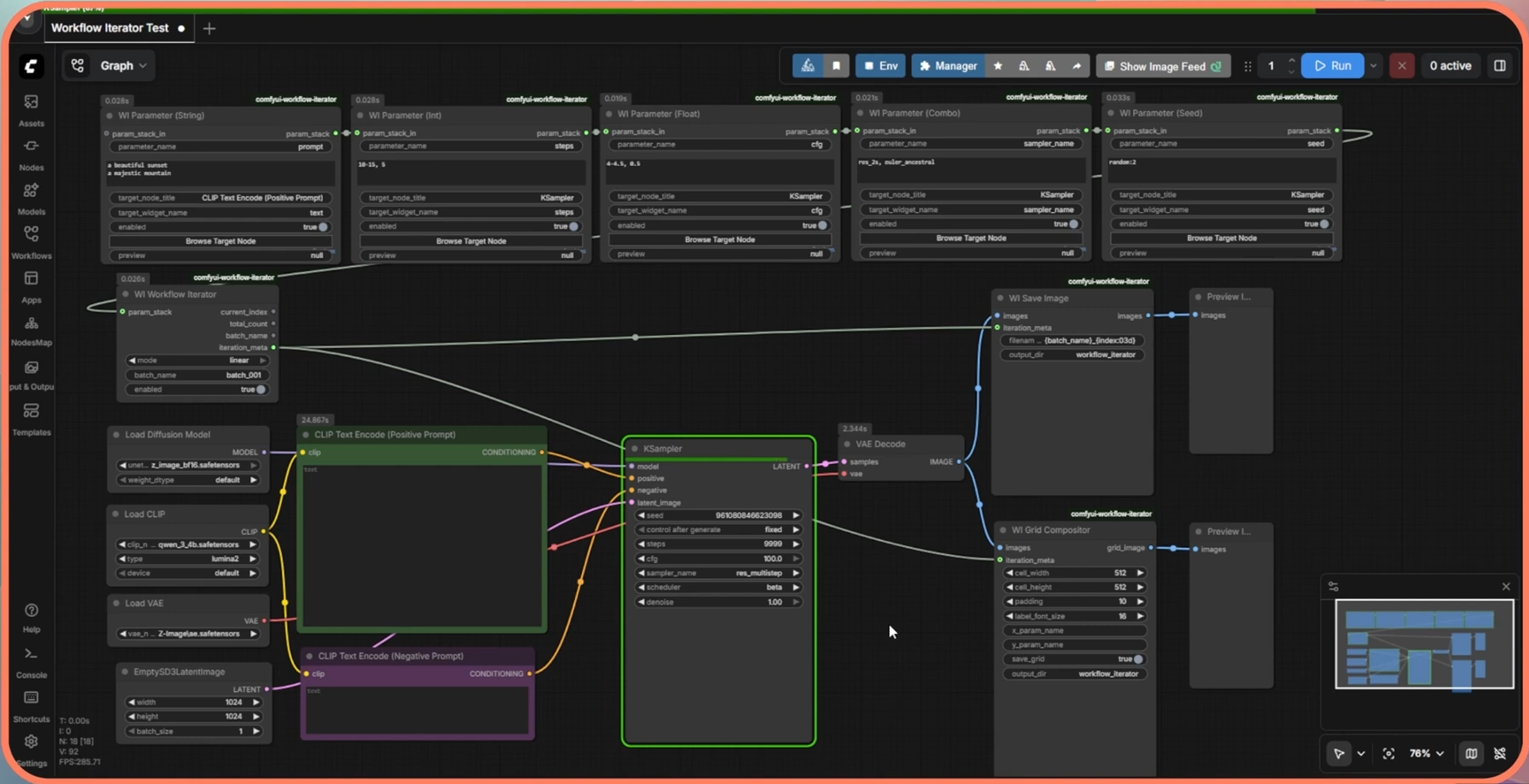 Workflow Iterator in action