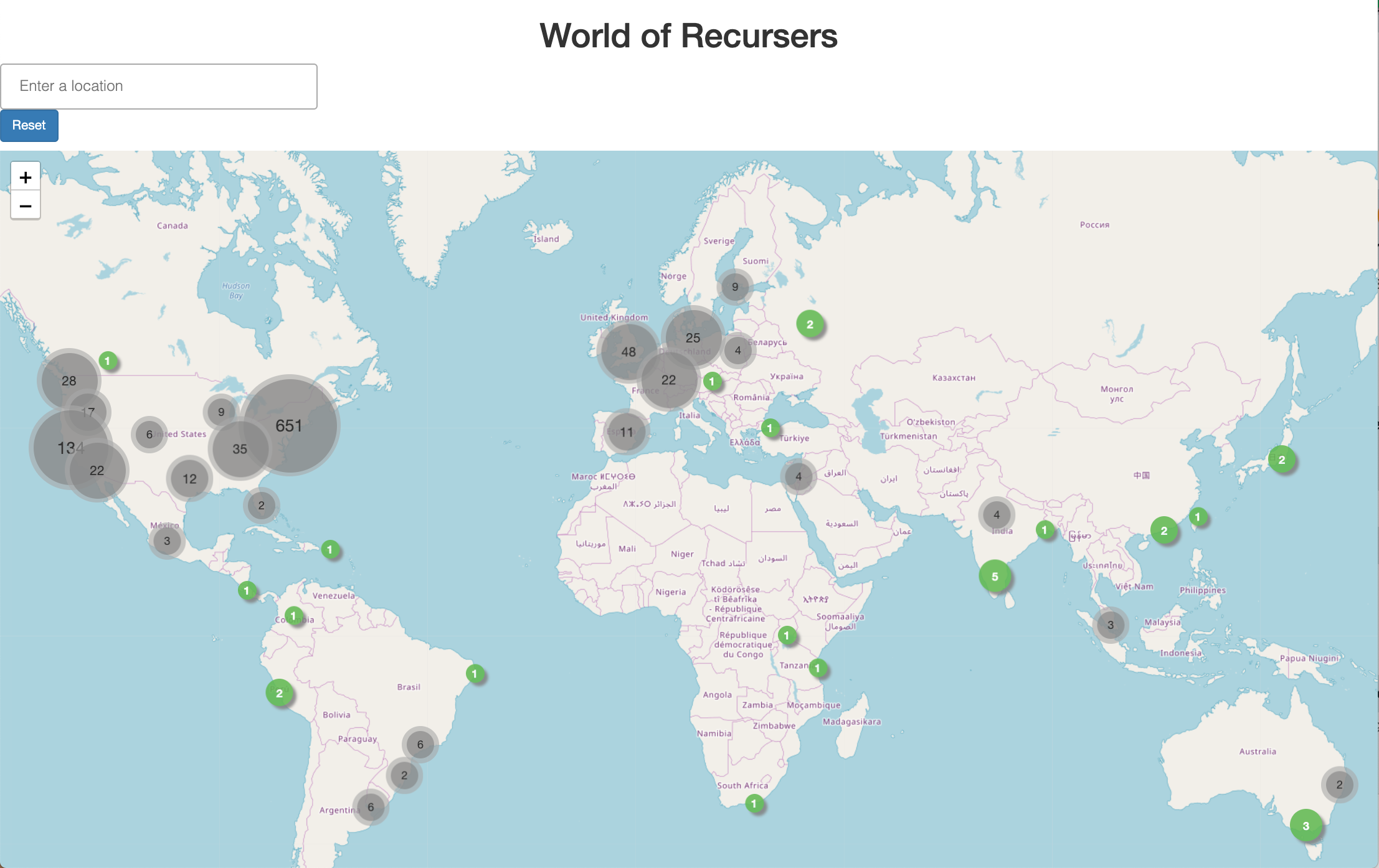 RC World Map