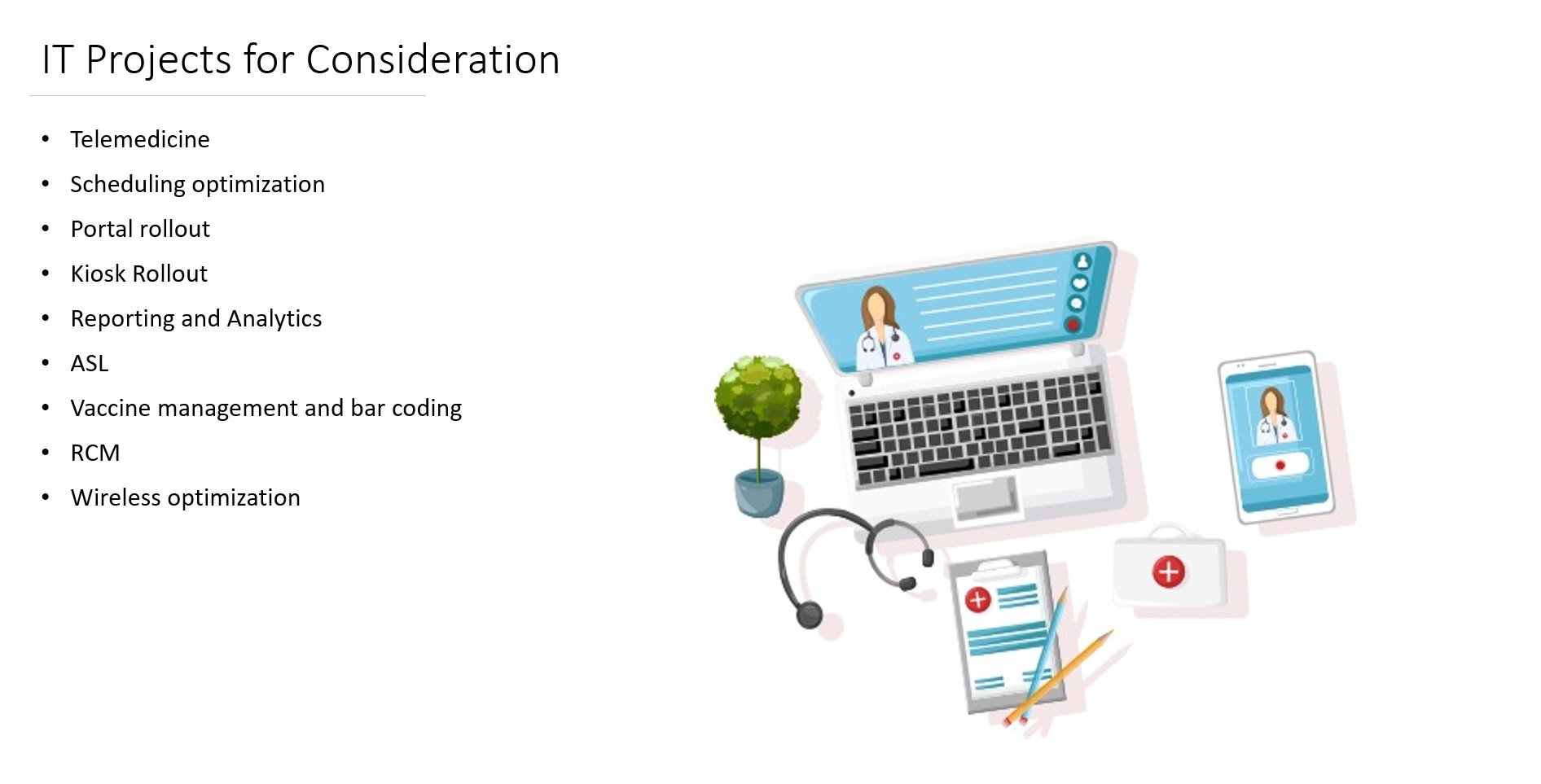 IT Projects for Consideration
