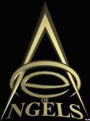 The Ace of Angels logo: a gold A over a ring, with the word Angels