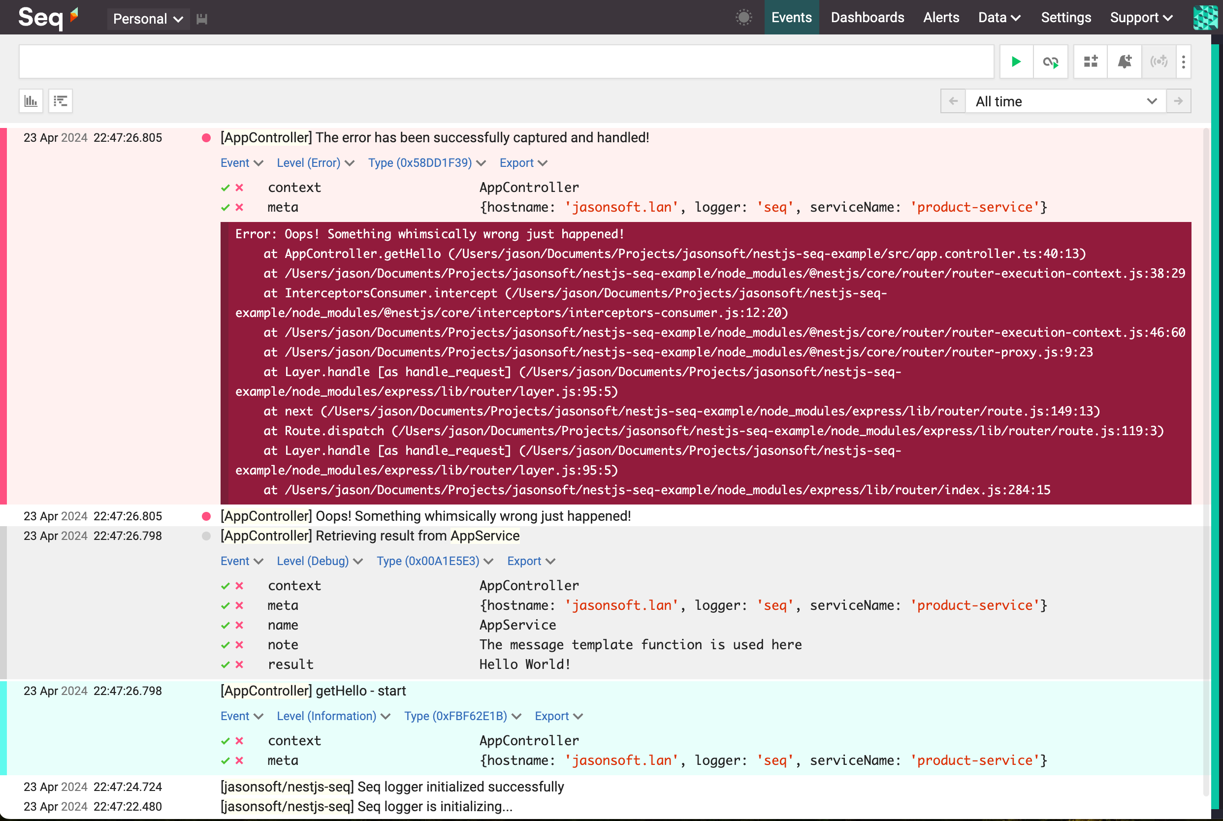 Log Visualization