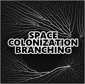 Space colonization branching