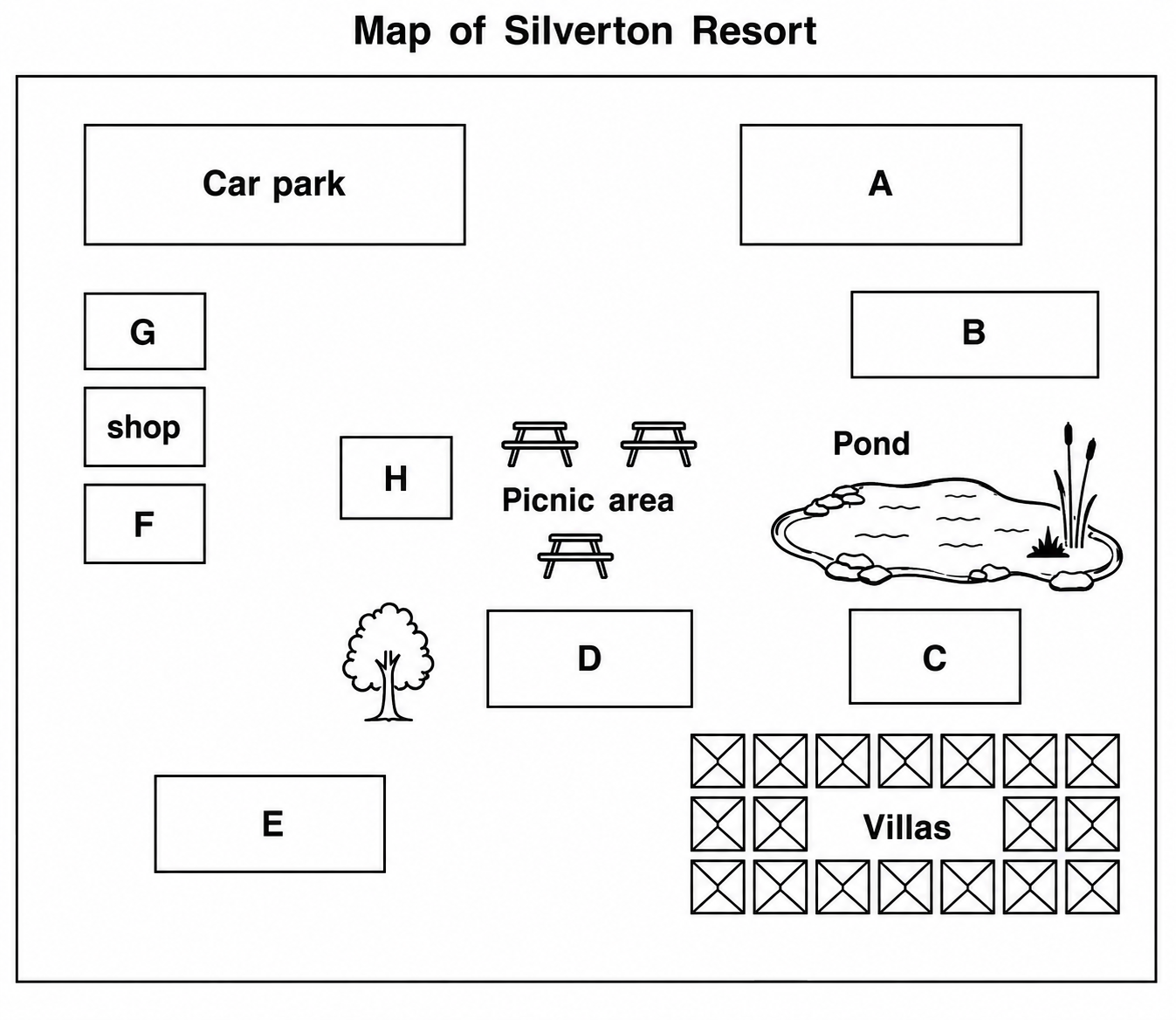 Map of Silverton Resort