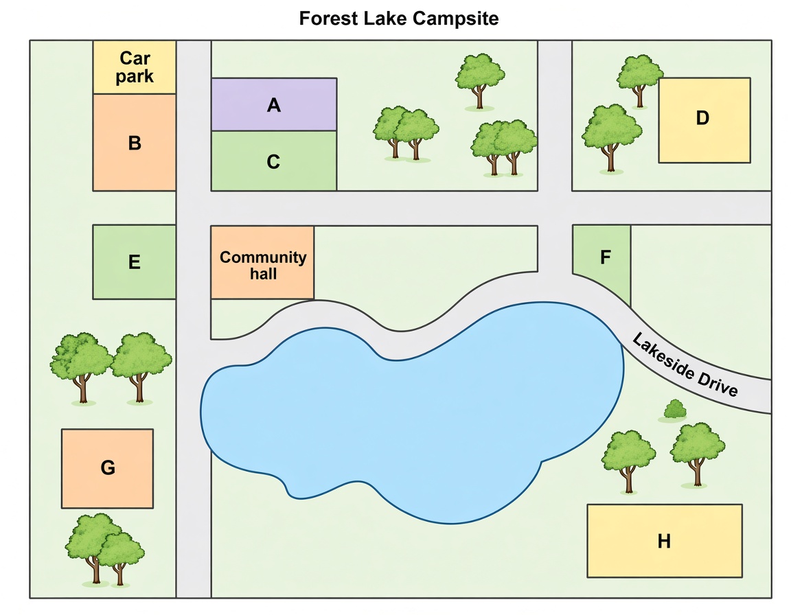 Campsite map