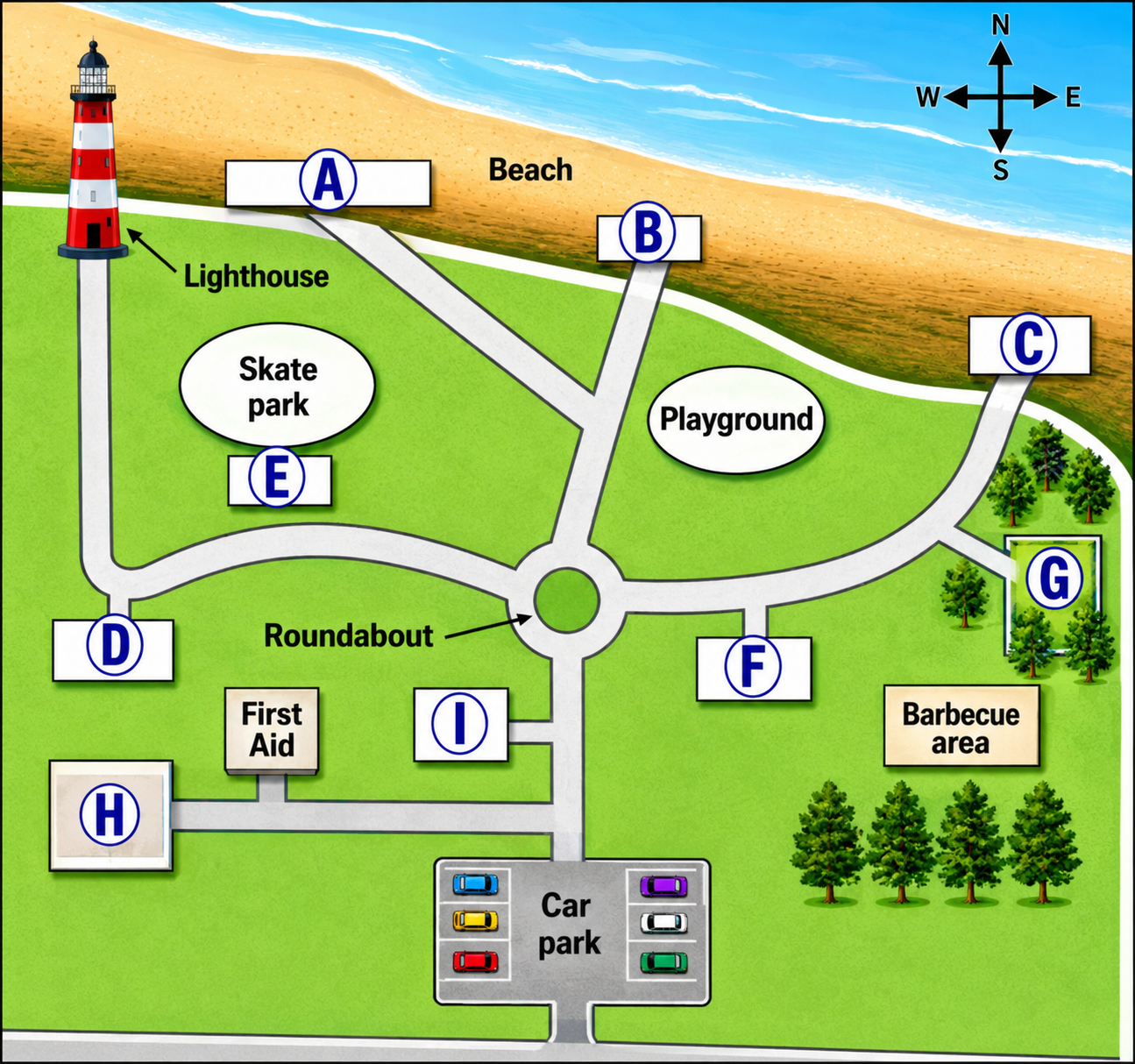 Albany Fishing Competition Map