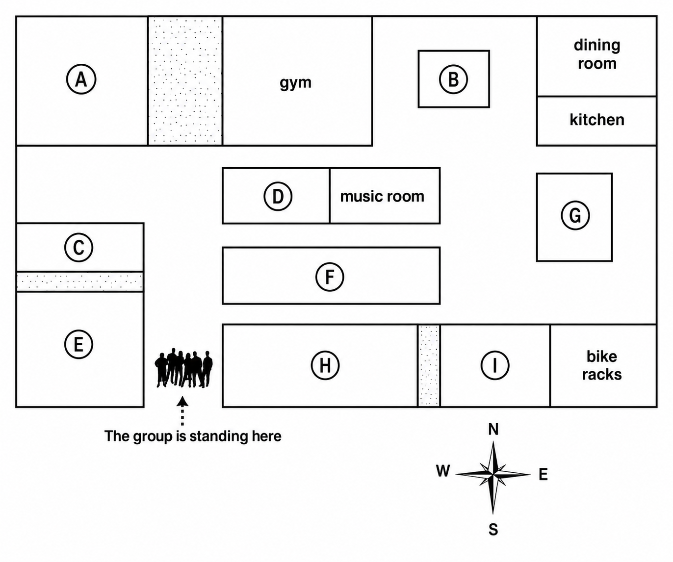Plan of the community centre