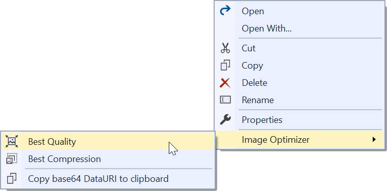 Context menu