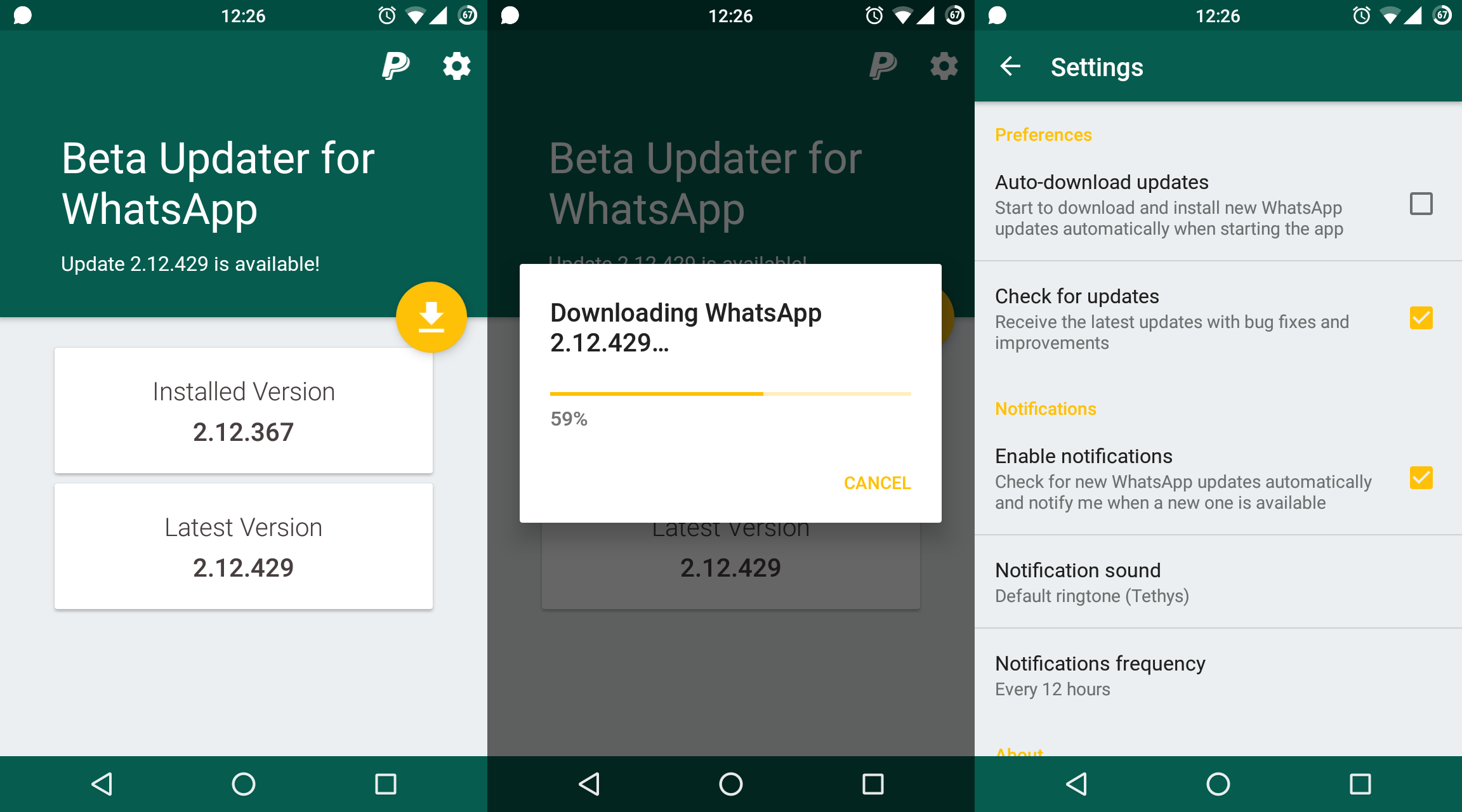 Beta Updater for WhatsApp
