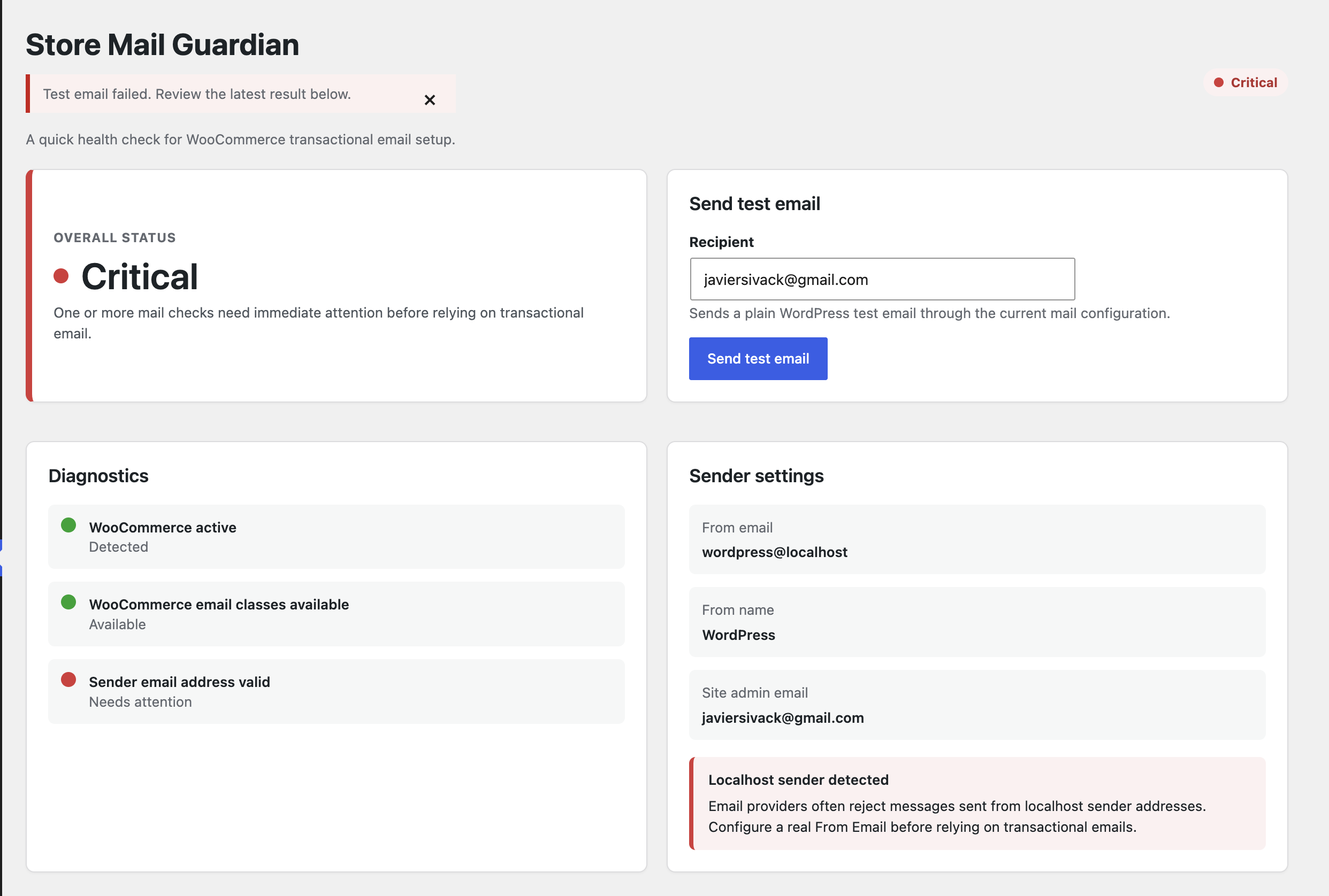 Dashboard Overview