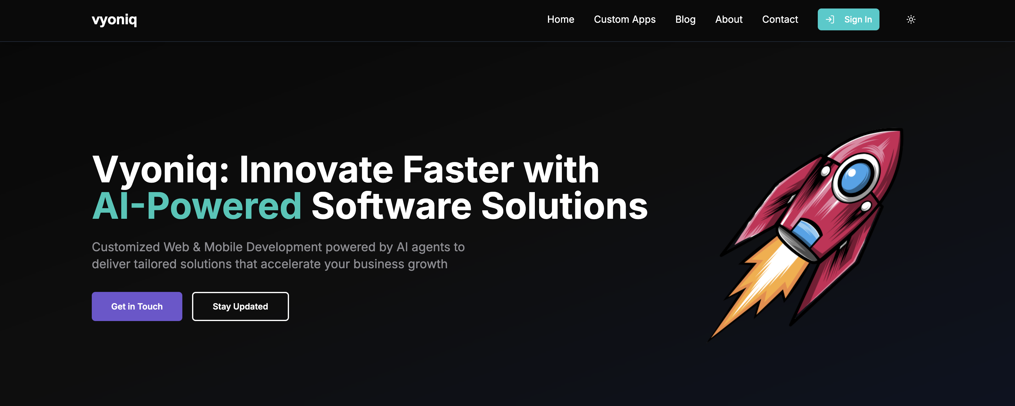 Homepage Hero Section