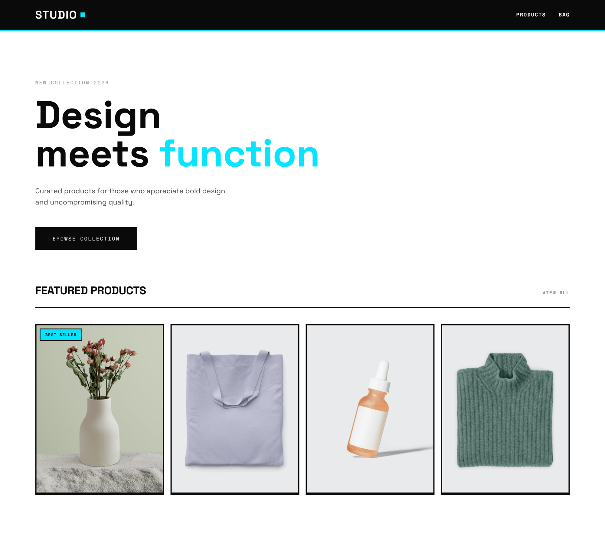 Studio Store template