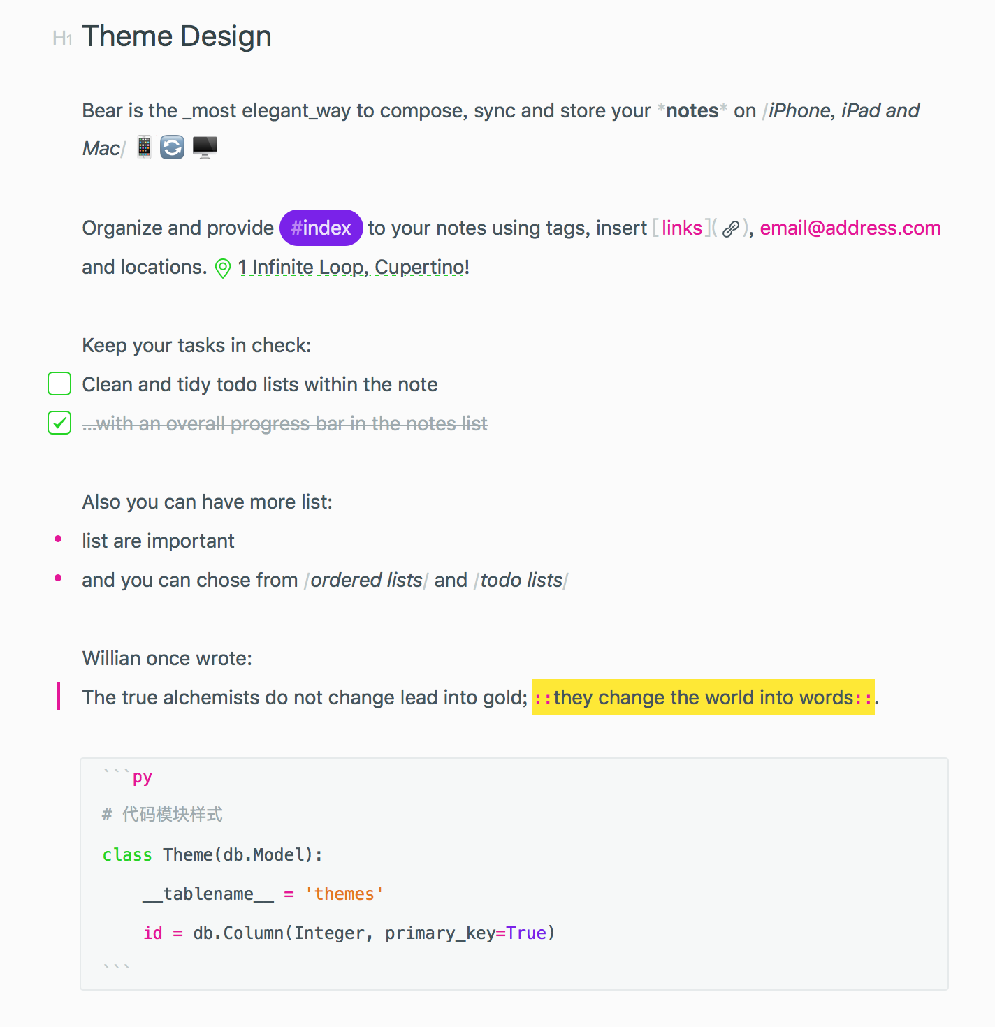 GitHub - jay1803/bear-theme: Bear 笔记本的主题，only for macOS Client.