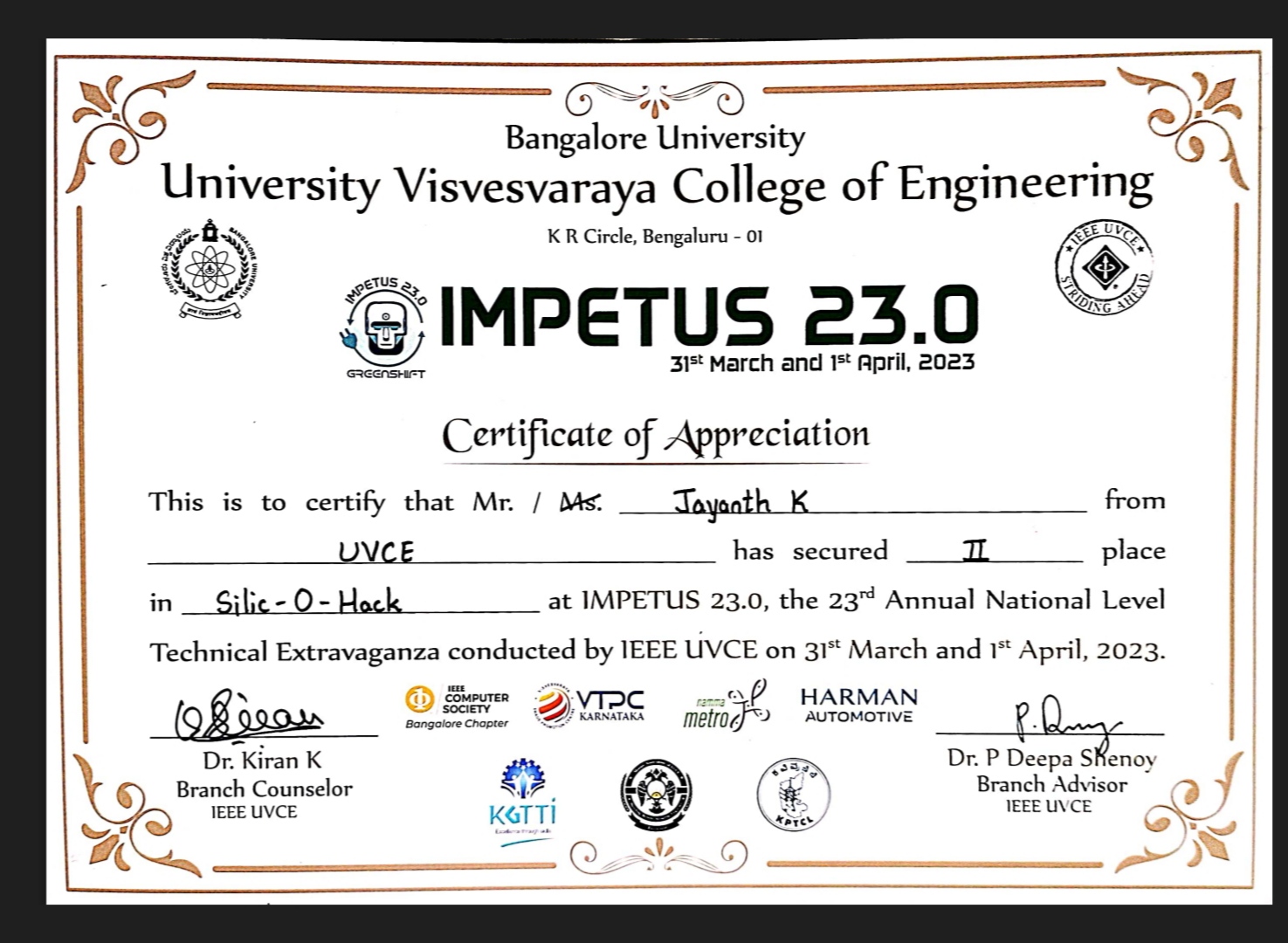 Premsagar 39 S Iot 001 Course Work Uvce Marvel