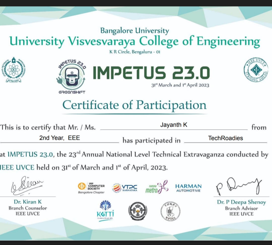 Premsagar 39 S Iot 001 Course Work Uvce Marvel