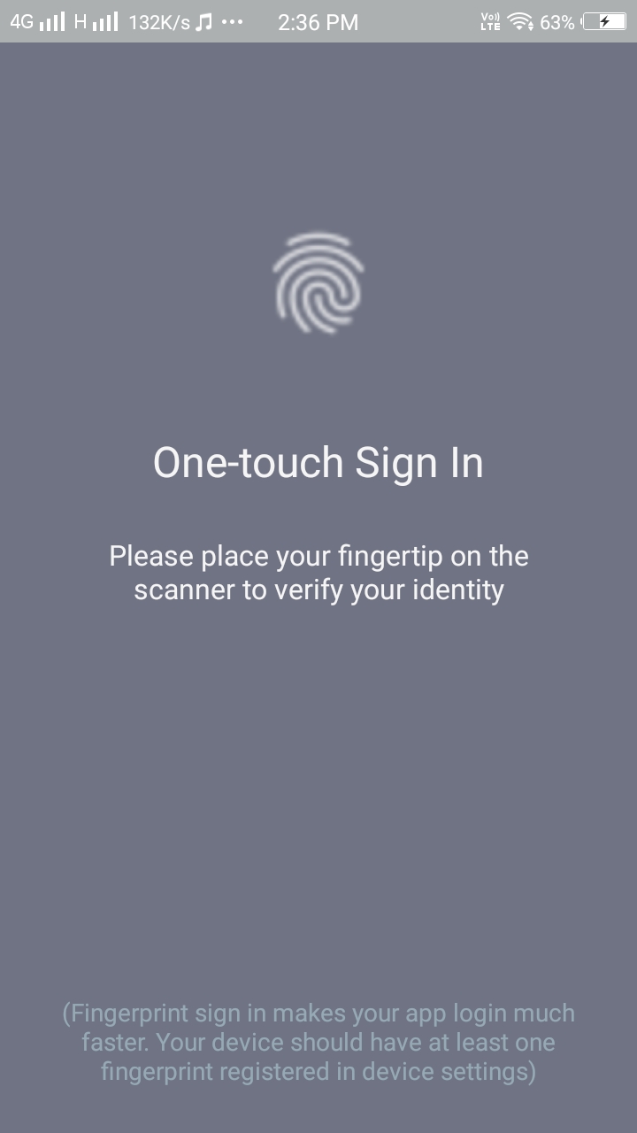 Android Fingerprint Authentication