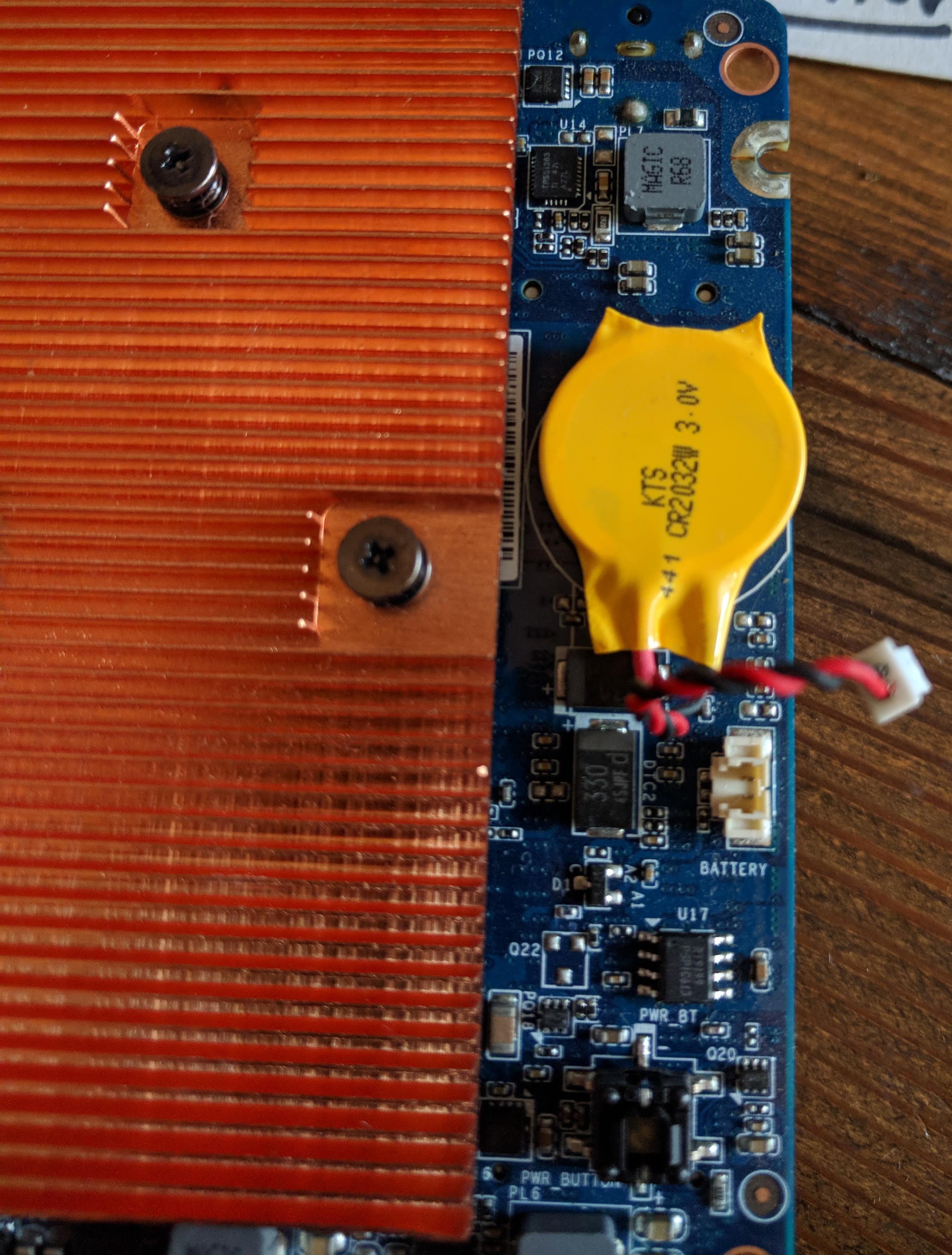 figure 6. disconnect CMOS battery