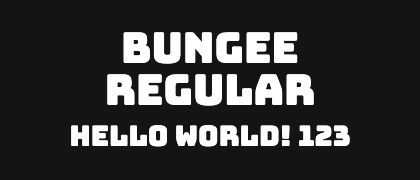 Bungee-Regular