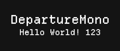 DepartureMono