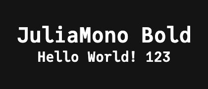 JuliaMono-Bold