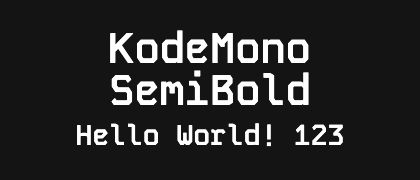 KodeMono-SemiBold