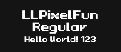 LLPixelFun-Regular