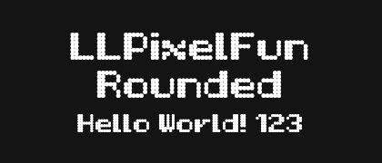 LLPixelFun-Rounded