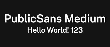 PublicSans-Medium