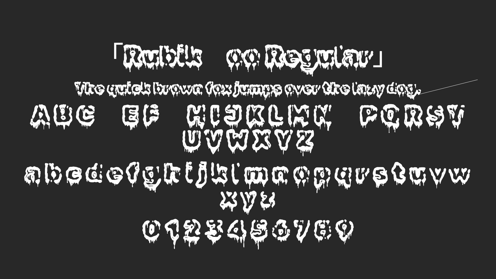 Rubik-Goo-Regular字体预览