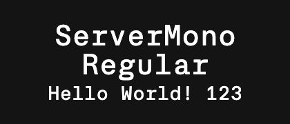 ServerMono-Regular