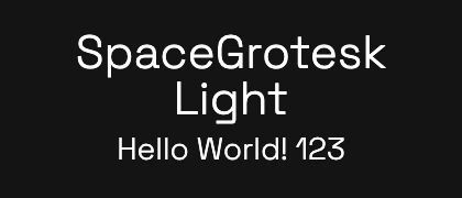 SpaceGrotesk-Light